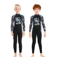 Kids Diving Surfing Clothes Full Body Snorkeling Surfing Swimsuit Warm with Zipper Elastic Anti-scratch Water Sports Equipment