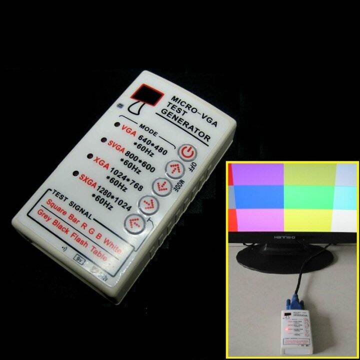 Portable VGA Signal Generator SVGA/XGA 60HZ For TV PC LCD CRT Display