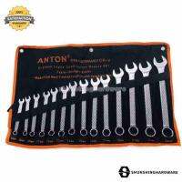 ANTON ชุด แหวนข้าง ปากตาย ประแจแหวนข้างปากตาย  8-24mm 14ชิ้น GERMANY