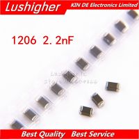 100pcs 1206 2.2nF 2200pf 222K 100V X7R Error 10 SMD Ceramic Capacitor MLCC