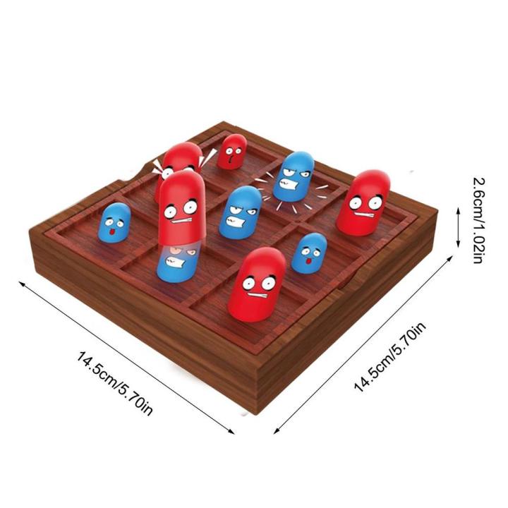 ของเล่นหมากรุกเกมเกมสำหรับเด็กโซลิแทร์เกมกระดานทำด้วยมือสำหรับเด็กโต๊ะกาแฟไพ่ทำจากไม้