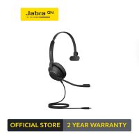 Jabra Evolve 2 30  Mono หูฟังประชุมออนไลน์ USB Headset for Conference Calls  หูฟังทำงาน หูฟังมีไมค์