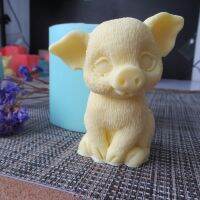 Cute 3d Pig Silicone Mold Fondant Mould Chocolate Mousse Cake Molds Candle Aroma Stone Resin Clay Molds Silicone Rubber PRZY