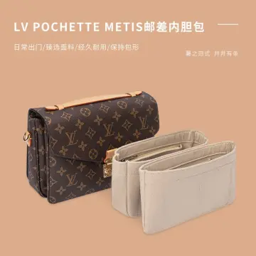 Louis Vuitton Monogram Canvas Pochette Metis with braided handle M43984