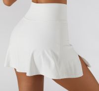 Womens Sports Tennis Skorts Summer Solid High Waist Dancing Fitness Running Workout Golf Badminton Yoga Mini Skirts With Shorts