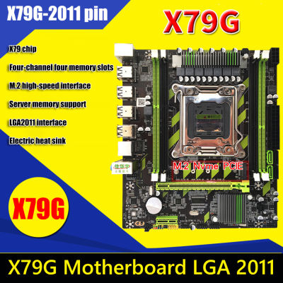 Motherboard LGA 2011 SATA 3.0 PCI-E M.2 Slot 2 Channel Mainboard for Xeon E5 Core i7 Desktop Computer Supports DDR3 RECC