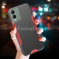 เคสป้องกันกล้องเนื้อนิ่มสำหรับ Vivo Y17S Case โลหะอลูมิเนียมฝาครอบเนื้อด้านสำหรับ Vivo Y17S