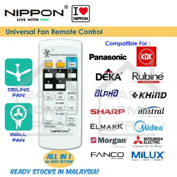 Universal Remote Control Fan
