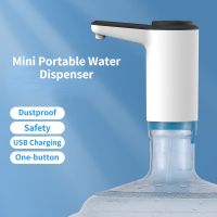 Automatic Electric Water Pump USB Charging Button Drink Water Dispenser Portable Gallon Bottle Drinking Switch Pumping Device