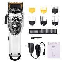 Buddha close-cutting Digital Hair Trimmer Rechargeable Hair Clipper barbershop Cordless 0mm t-blade baldheaded outliner men