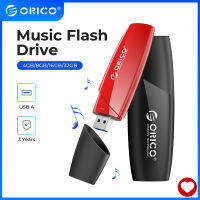 เพลง USB Stick ORICO USB Flash Drive ไดรฟ์ปากกา64GB/128GB/256GB USB 3.0วัสดุ ABS Flash USB Stick สำหรับคอมพิวเตอร์ทีวีเครื่องเสียงรถยนต์ (U3-S)