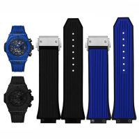 17x27mm Silicone Watchband for Hublot Big Bang Classic Fusion Protruding Rubber Watch Band Tools Strap 27*17mm Black Blue Gray