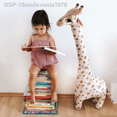 แถว15smilevonla1976 38/65/80ซม. Grande Tamanho,รุ่น Girafa Brinquedos De Pelúcia Macio Animal Dorboneca Brinquedo Para Meninos