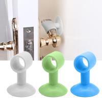 xfcbf2PCS Doorknob Wall Mute Crash Pad Door Cabinet Door Handle Lock Silencer Anti-Collision Silicone Doorknob Cushion Door Stopper