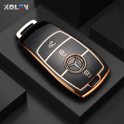}{: -- “TPU แฟชั่น Kunci Remote Mobil โครงเปลือกนอกเคสสำหรับ Mercedes Benz A C E S G Class GLC CLE CLA GLB GLS W177 W205 W213 W222 AMG X167