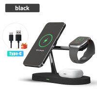 4 in 1 Fast Magnetic Wireless Charger Stand For Magsafe iphone 12 11 Apple Watch 6 5 4 3 Airpods Pro Fast Charging Dock Station