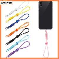 WENKEN 10รูปแบบ การป้องกันตนเอง ความแข็งแรงสูง พวงกุญแจ paracord สายร่มชูชีพ หัวเข็มขัดหมุนได้ พวงกุญแจ