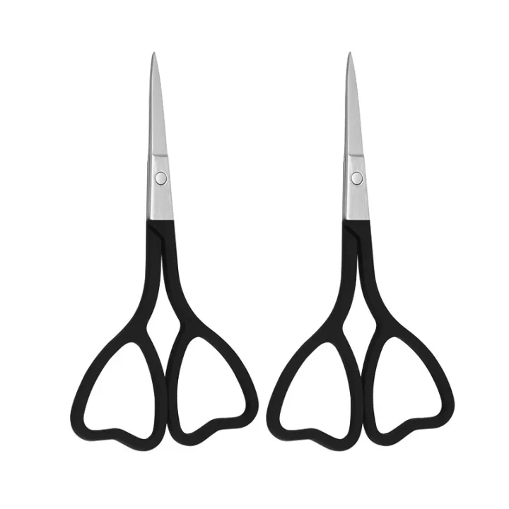 1Pcs 9.5cm Mini Vintage Scissors Extra Small Stainless Steel Embroidery Scissor Mustache