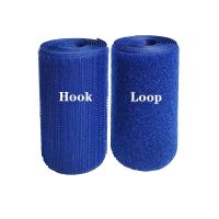 10CM Width Royal Blue No Adhesive Hook An Loop Fastener Magic Tape Sticker Strap For Clothing Sewing Shoes Repair