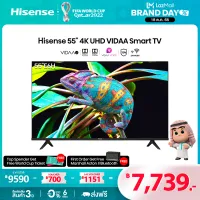 [ผ่อน 0% สูงสุด 10 เดือน] Hisense ทีวี 55 นิ้ว 4K รุ่น 55E6H UHD VIDAA U5 Smart TV 2.5G+5G WIFI Build in Netflix & Youtube /DVB-T2 / USB2.0 / HDMI /AV รุ่น 55E6H Voice control