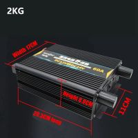 Transformer Power Booster 12V to 24V DC 60 Ampere Power Booster Step-Up DC DC Converter 12 Volt to 24 Volt for Car Video Refrigerator