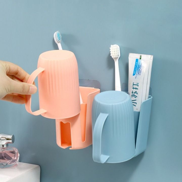 sociable-ระบายน้ำได้รวดเร็ว-ที่ใส่แปรงสีฟัน-การประหยัดพื้นที่-อุปกรณ์ติดผนัง-เครื่องจ่ายยาสีฟัน-ของใช้ในห้องน้ำ-พลาสติกทำจากพลาสติก-ชั้นเก็บของชั้น-ห้องน้ำในห้องน้ำ