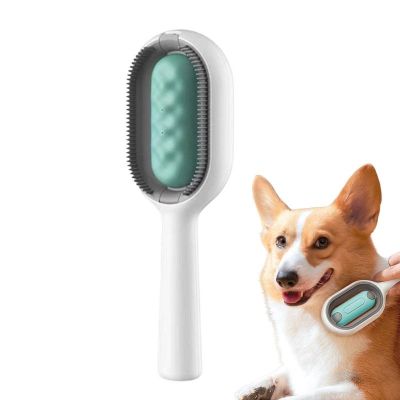 【CC】 Knot Remover 4 In 1 Dog Matted Hair Double-sided Comb With Cleaning Fur