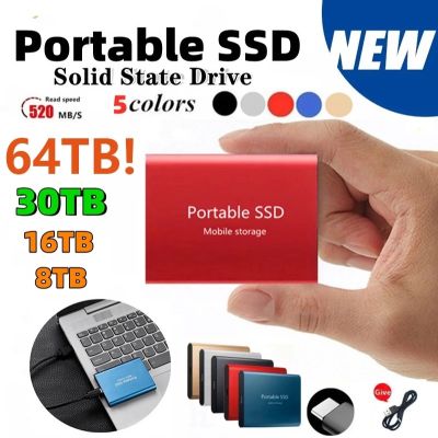 ✔◎❈ 2023 Portable Disco Duro Externo USB 3.1 Type C M.2 SSD External Hard Drive 500GB 1TB 2TB Flash Drive 8TB Hard Disks for Laptops