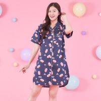 Paul Frank เดรสชุดนอน WOMENS SWEETIE DONUT SS DRESS