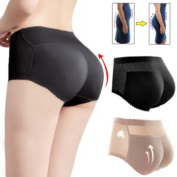 Natral Silicone Pad Enhancer Fake Ass Panty Hip Butt Lifter Underwear  Invisible Bottom Shaper Seamless Padded Shapewear Panties
