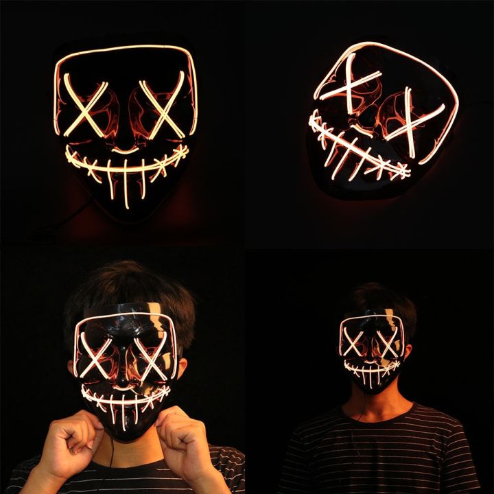 mask-fluorescent-ghost-dance-step-props-trill-v-luminous-decoration-toys