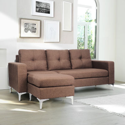 U-RO DECOR รุ่น COSTA PLUS (คอสต้า พลัส) โซฟาเข้ามุม 3 ที่นั่ง CORNER SOFA 3 SEATS  [มี 2 สี] โซฟา โซฟาผ้า โซฟาไม้ เตียงโซฟา โซฟาเอนกประสงค์ โซฟาพร้อมสตูล