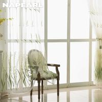 1PC Napearl New Embroider sheer curtain Morden Light Soft Curtain For Living Room Bedroom Balcony Home Decor