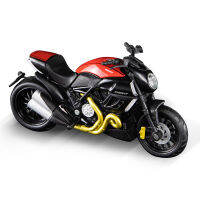 1:18จำลองล้อแม็ก Ducati บิ๊กปีศาจมินิรถจักรยานยนต์รุ่นเด็กรถจักรยานยนต์ของเล่นของขวัญวันเกิด