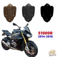 ☫☏¥ สำหรับ BMW S1000 S1000R R 2014 2015 2016 2017 2018ตัวเบนกระจกรถจักรยานยนต์กระจกบังลม S 1000 R 14 15 16 17 18สีดำ