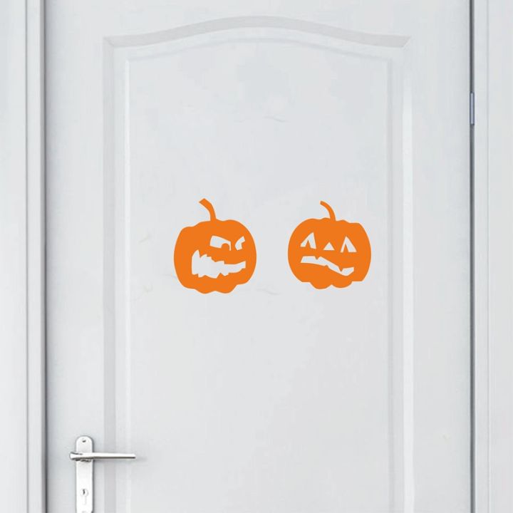 4-packlot-pumpkin-vinyl-wall-art-decal-stickers-diy-halloween-decor-pumpkin-decals-halloween-decals-free-shipping-h001