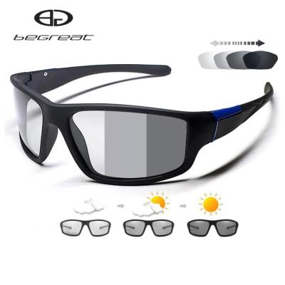 BEGREAT 2022 Polarized Driving Sun glasses Photochromic Sunglasses Matte Black Sports Goggles 100 Polarized Men Sunglasses