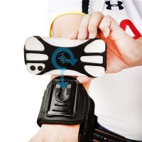 ▫ Wristband Phone Holder Mobile Removable 360 Rotating Running Phone Wrist Bag Takeaway Navigation Arm Bag for Fitness Cycling