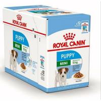 Royal Canin Pouch Mini Puppy อาหารเปียกลูกสุนัขเพาซ์ซอง 85 G. 12 ซอง