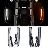 2022 NEW Motorcycle LOWER FAI LIGHTS For Harley Tou Electra Glide Ultra Classic Street Glide FLHTCU Chrome