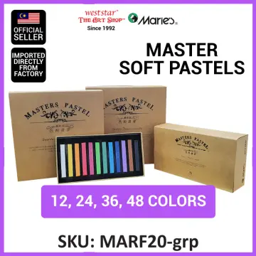 Marie's Painting Crayons Soft Pastel 12/24/36/48 Colors Art