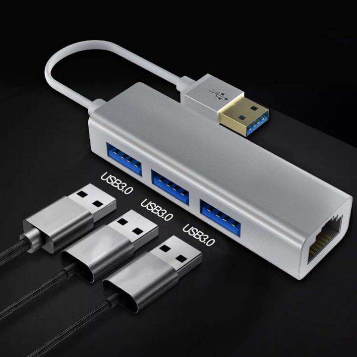 DUCUA Multi Port 4 IN 1 for Laptop USB Splitter USB 3.0 HUB USB3.0
