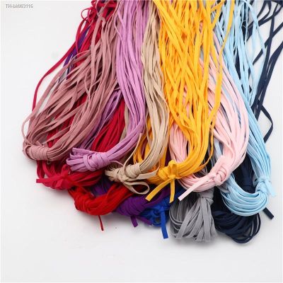 ✺◄ 10yards 5mm Sewing Elastic Band for Masks Colourful High Flat Rubber Band Waist Band Stretch Mask Rope DIY Hair Elastic Ribbon
