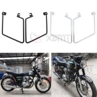 ☋❁● Motorcycle Solid Steel Saddlebag Support Bracket Side Mount Trunk Bag Holder For Kawasaki W 400 650 800 W400 W650 W800