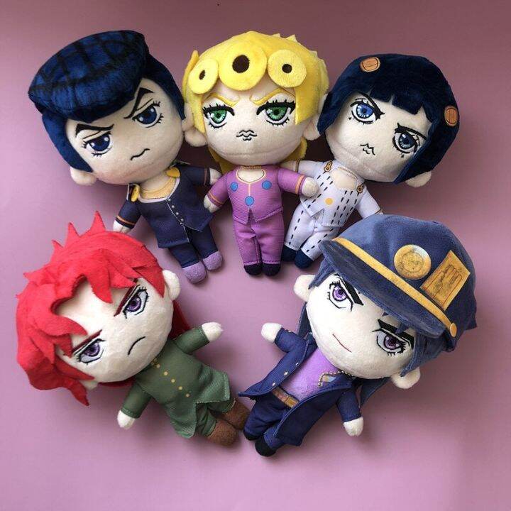 Anime JoJos Bizarre Adventure Plush Doll Toy Joseph Joestar Kujo Jotaro ...