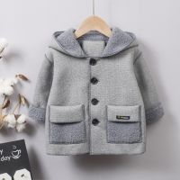 New Winter Children Thicken Coat Add Velvet Clothes Baby Boys Girls Cartoon Hoodies Kids Infant Fashion Clothing Casual Costume