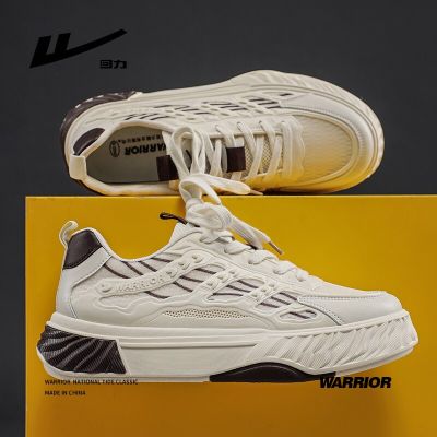 Warrior Original Design Mens Sneakers Classics Suede Montage Casual Sneakers High-quality High Street Fashion Walking Shoes