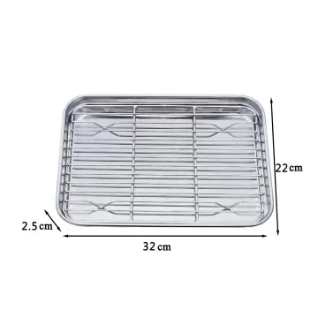 Extendable Stainless Steel Cooling Rack For Cookie Cake, Oven Safe Grid  Wire Rack For Cooking Baking Roasting Grilling Drying, Heavy Duty Oven Rack  Fits Quarter Sheet Pan, Food & Dishwasher Safe Baking