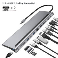 USB Multi-Hub Docking Station Type C Multi Hub Extension A รองรับ HDMI Rj45 Pro Adapter Dock สำหรับ Mac Mini แล็ปท็อป