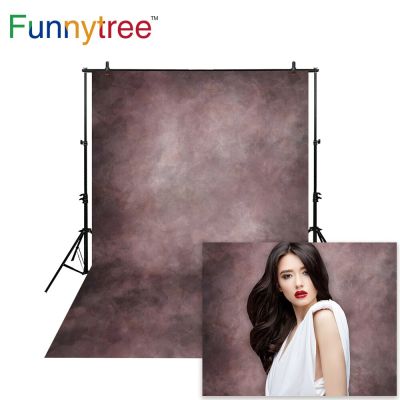 【Worth-Buy】 Funnytree ฉากหลังถ่ายภาพพื้นหลังสตูดิโอถ่ายภาพสีม่วง Grunge Photocall สีบริสุทธิ์ภาพงานแต่งงานไวนิล